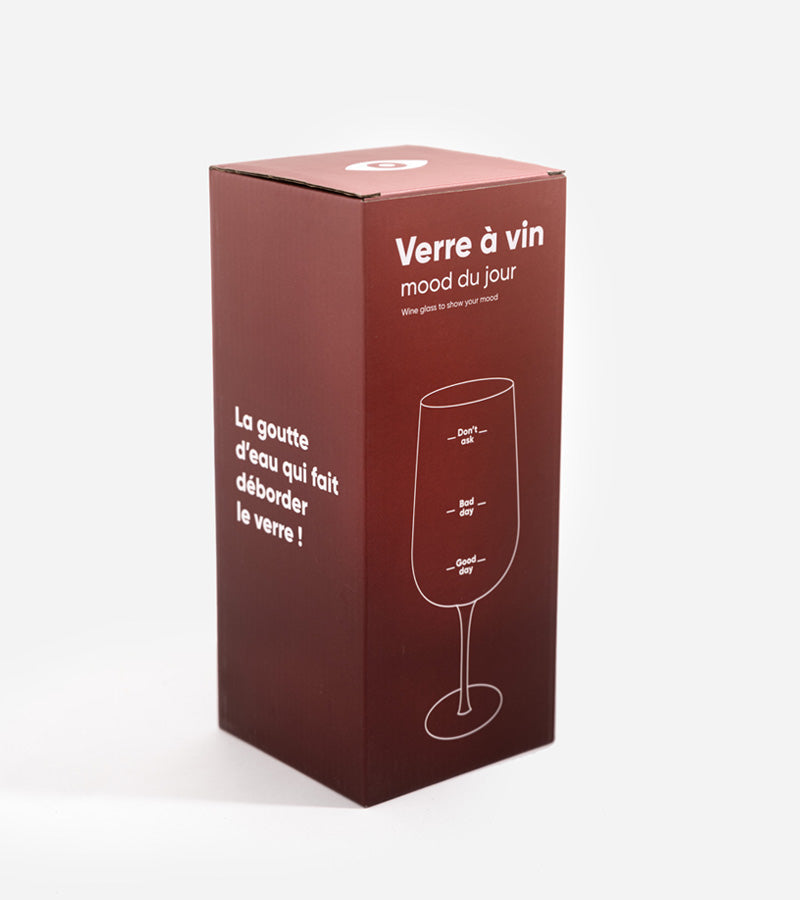Verre à vin pour montrer son humeur  L'Avant Gardiste