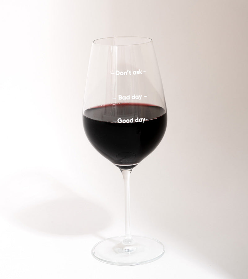 Verre à vin pour montrer son humeur  L'Avant Gardiste