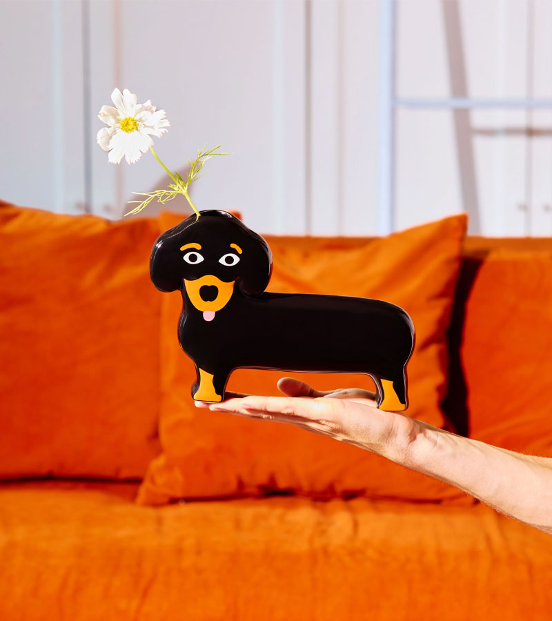 Vase teckel