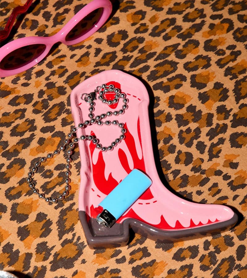 Vase boots cowboy Jaune  DOIY